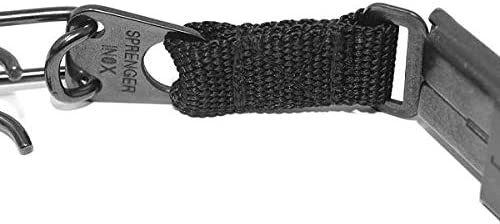 Obojek ostnatý HS nerezový ClickLock, délka 52cm - Barva: Stříbrná
