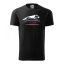 T-shirt WUSV - Colour: Černá, Size: 2XL