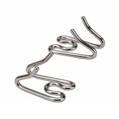Obojek ostnatý HS, nerez se dvěma kroužky a ClickLock, délka 52cm