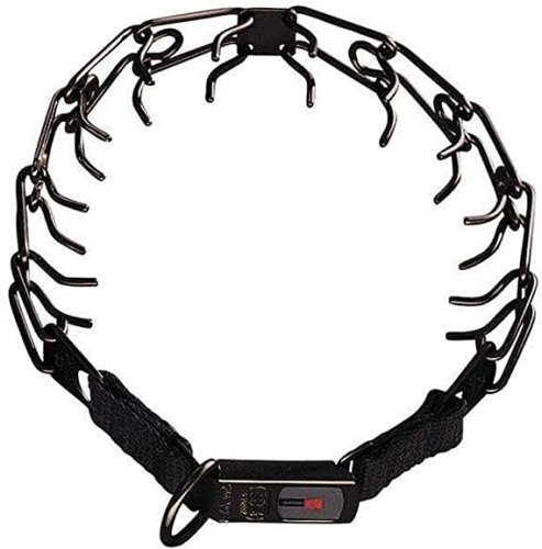 Obojek ostnatý HS nerezový ClickLock, délka 52cm - Barva: Stříbrná