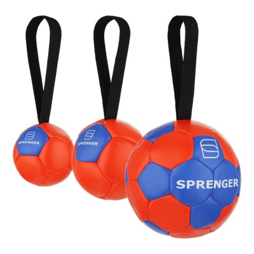 Ball fotball with handle Hermann Sprenger - Velikost: velký